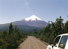 Auf dem Weg zum Vulkan, Chiles Süden